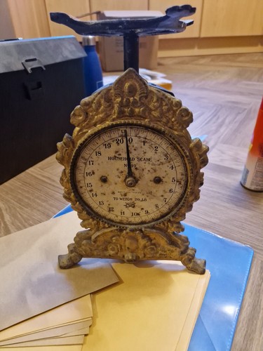Antique salter kitchen scale - antique,