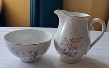 Vintage China Milk Jug & Sugar