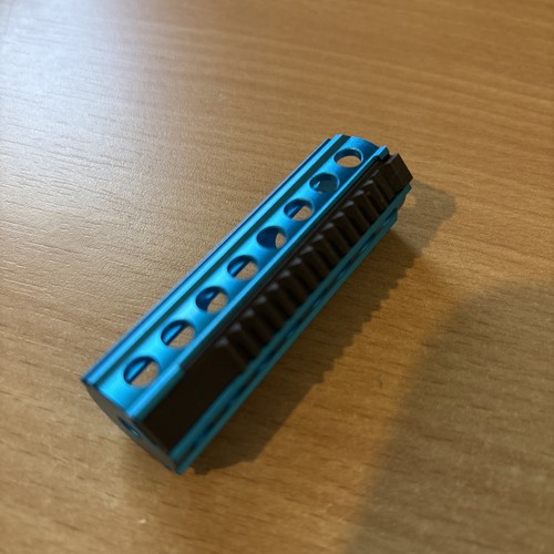 Blue steel teeth aluminum - blue,