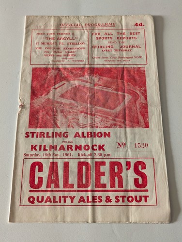 Stirling albion kilmarnock - stirling,