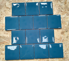 Blue Turqoise Square Ceramic