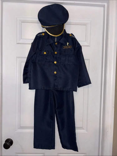 Kids navy police officer - navy,