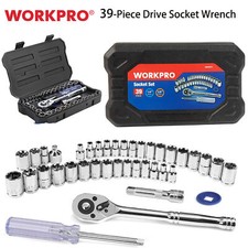 WORKPRO 39PCS Drive Socket Set