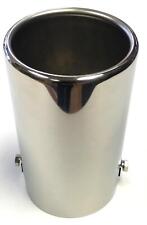 Stainless Steel Quality Exhaust Shiny Tail Pipe Trim Tip End 38mm-65mm Big Boar