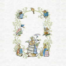 Beatrix Potter Peter Rabbit Arch Fabric Craft Panels in 100% Cotton or Polyester