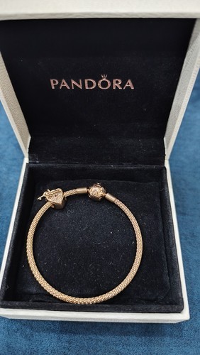 Pandora rose gold bracelet - gold,