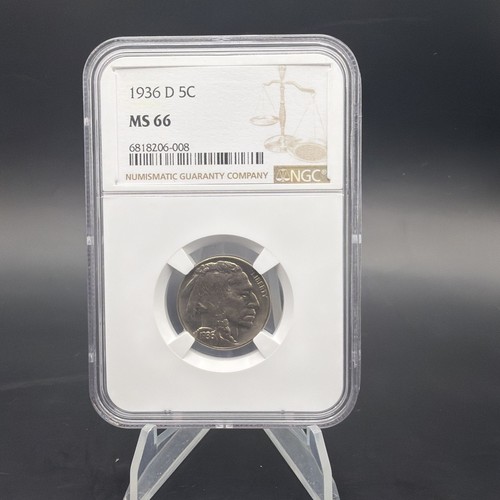 1936 buffalo nickel - d,