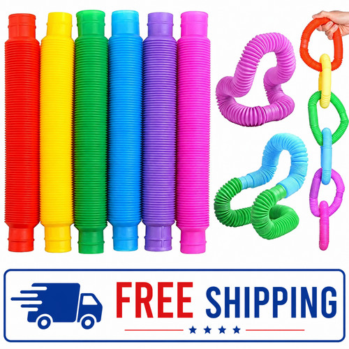 Colorful telescopic tube pop - colorful,