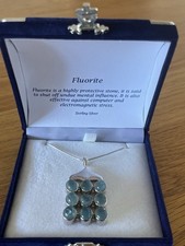 Fluorite Stone Silver 925