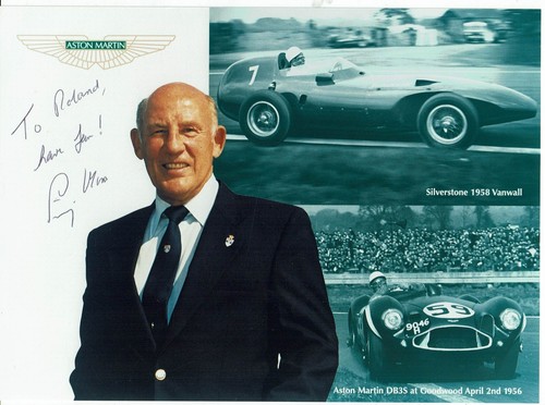Stirling moss hand signed - moss,