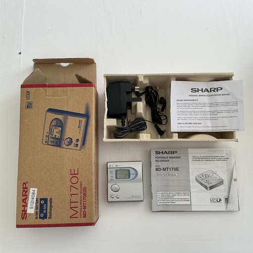Sharp mt170e minidisc recorder - sharp,