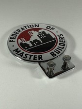 1 x Federation Of Master Builders - Car Badge