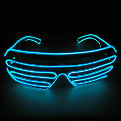 Led neon shutter glasses - glasses, el