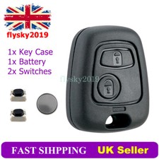 For Citroen C1 C2 C3 C4 C5 2 Button Remote Key Fob Case Shell Battery Switches