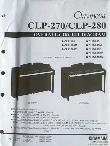 Yamaha clp 270 - /, clp-280