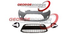 Ford Fiesta 2008 - 2013 Front Bumper All Grilles Chrome & Fogs Chromes