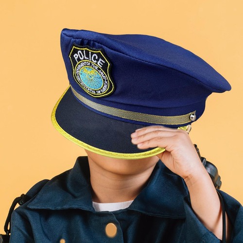 Children police hat photo - children,