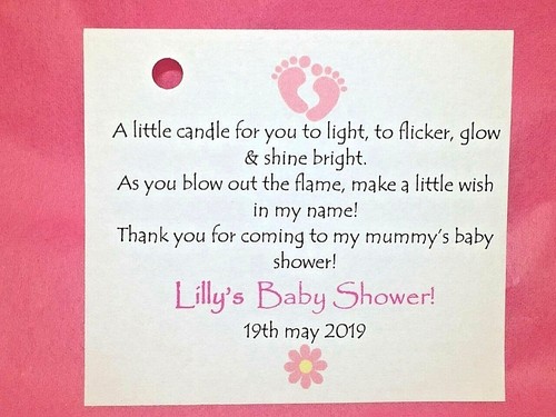 Baby shower favour - favour, labels