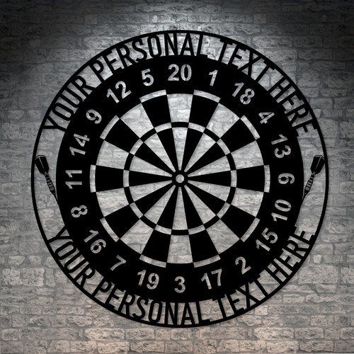 Personalized dartboard and - personalized,