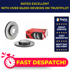 2x Brake Discs Pair Vented