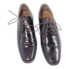 Taylor And Wright Edition Mens Brown Leather Shoes Size UK 8