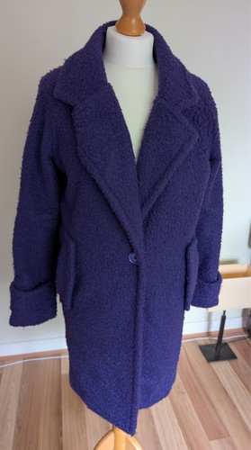 Spring teddy coat - teddy, purple