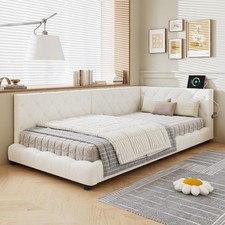 Upholstered Single Bed Frame