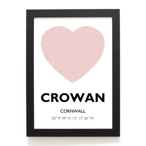 Print crowan cornwall - a4, crowan,