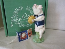 Old Spotted Pig   Andrew  Blue Jacket  Pig Prom Beswick P4 Hand Made  New/box