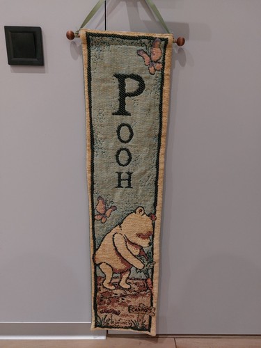 Disney pooh garden tapestry - disney,