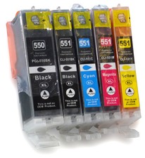 5 Ink For Canon Pixma iP7200 iP7250 iP8750 iX6850 MG5450 MG5550 MG5650 MG6350