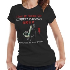 Lost fvcking cat - cat, tshirt
