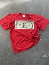 Supreme Dollar Tee FW 2017 Red - uk M