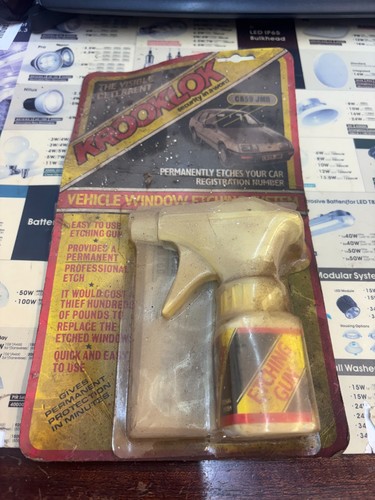 Krooklok etching gun vehicle