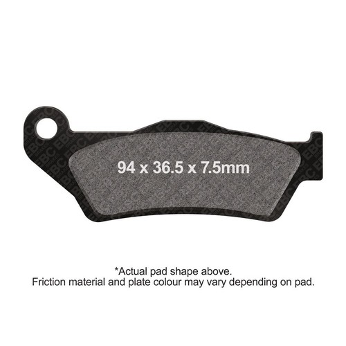 Ebc motorcycle brake pads - tt,