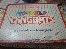 Totally Dingbats Board Game 1990 Edition Vintage Game Complete
