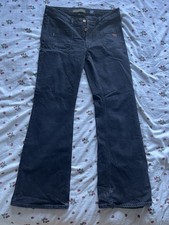 Superdry Women's Organic Cotton Vintage Low Rise Slim Flare Jeans Size 30/30