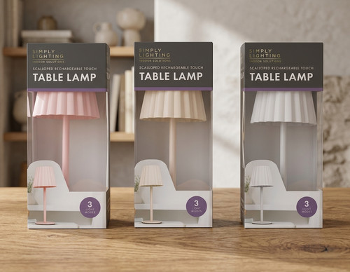 Rechargeable touch table lamp - rechargeable,