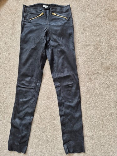 Real leather skinny trousers - real,