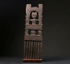 African Comb Mask Handcrafted