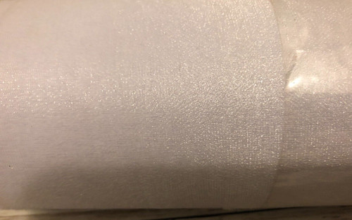 Organza snow sheer roll 29cm - roll,
