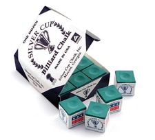 Silver cup cue chalk - silver,