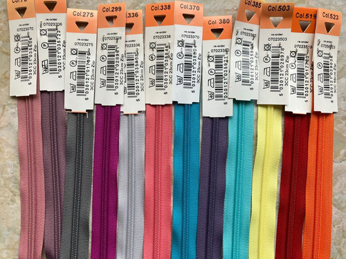 Ykk concealed nylon - concealed, zips