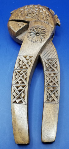 Wooden nut cracker yugoslavian - nut,