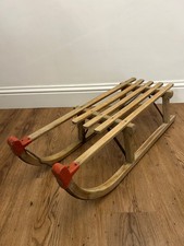 Vintage old wooden sleigh
