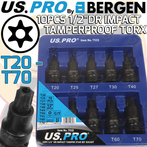 Pro impact tamperproof torx - pro,