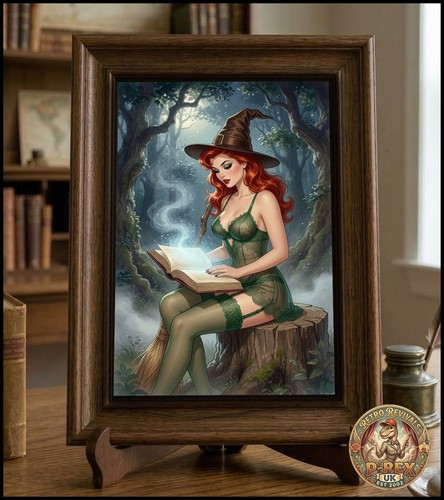 Sexy halloween witch retro - sexy,