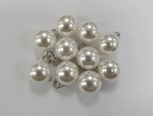 Round dome pearl - dome, buttons