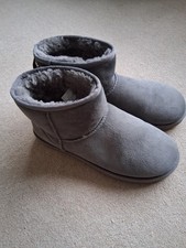 UGG CLASSIC MINI BOOTS - GREY