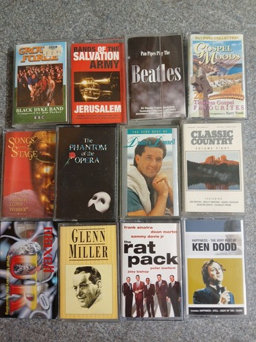 Cassette tapes mixed bundle - tapes,